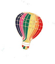 Load image into Gallery viewer, Close-up of children's hot air balloon pin to help kids float their worries away