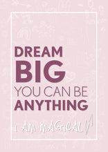 Load image into Gallery viewer, Children's positive affirmation | children's bedroom wall print Blush pink