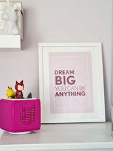 Load image into Gallery viewer, Children's positive affirmation | children's bedroom wall print Blush pink