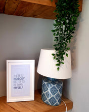 Load image into Gallery viewer, Home interior art print | positive quotes wall print blue