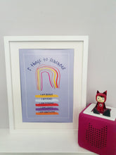 Load image into Gallery viewer, Home interior art print | positive quotes wall print grey