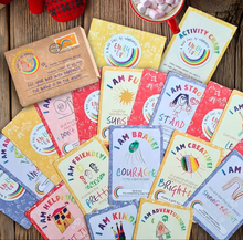 Load image into Gallery viewer, Colourful_card_deck_Childrens_affirmation_cards_christmas_gift
