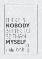 Children's positive affirmation | children's bedroom wall print grey